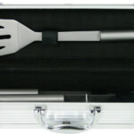 Bbq Tool Set 3 In Aluminium Case Leisure