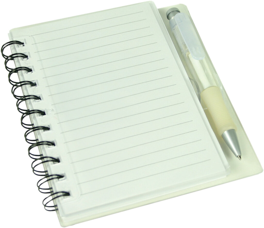 Note Book Spiral Bound With Pen 200 Pages