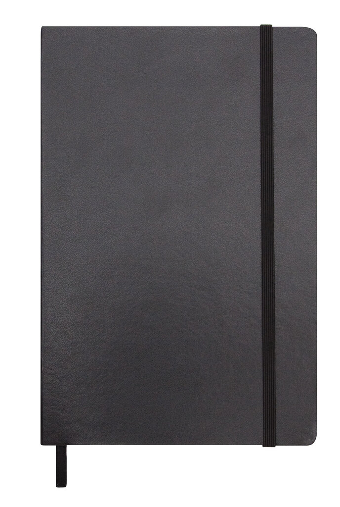 Notebook Large 190 X 265mm With Elastic Closure 192 Cream Lined Pages
