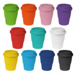 Coffee Cup / Mug11oz/320ml Plastic Karma Kup Plastic Aura Lid Reusable