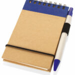 Notebook A6 Size Made From Recycled Paper With Pen 80 Pages