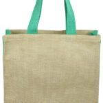 Jute Panelled Carry-All