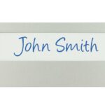 Name Badge Aluminium With Magnet Clip