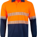 Unisex Cooldry Segmented Safety L/S Polo