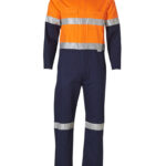 Hi-Vis Men’s Light Weight Cotton Coverall With 3m Tape-Regular