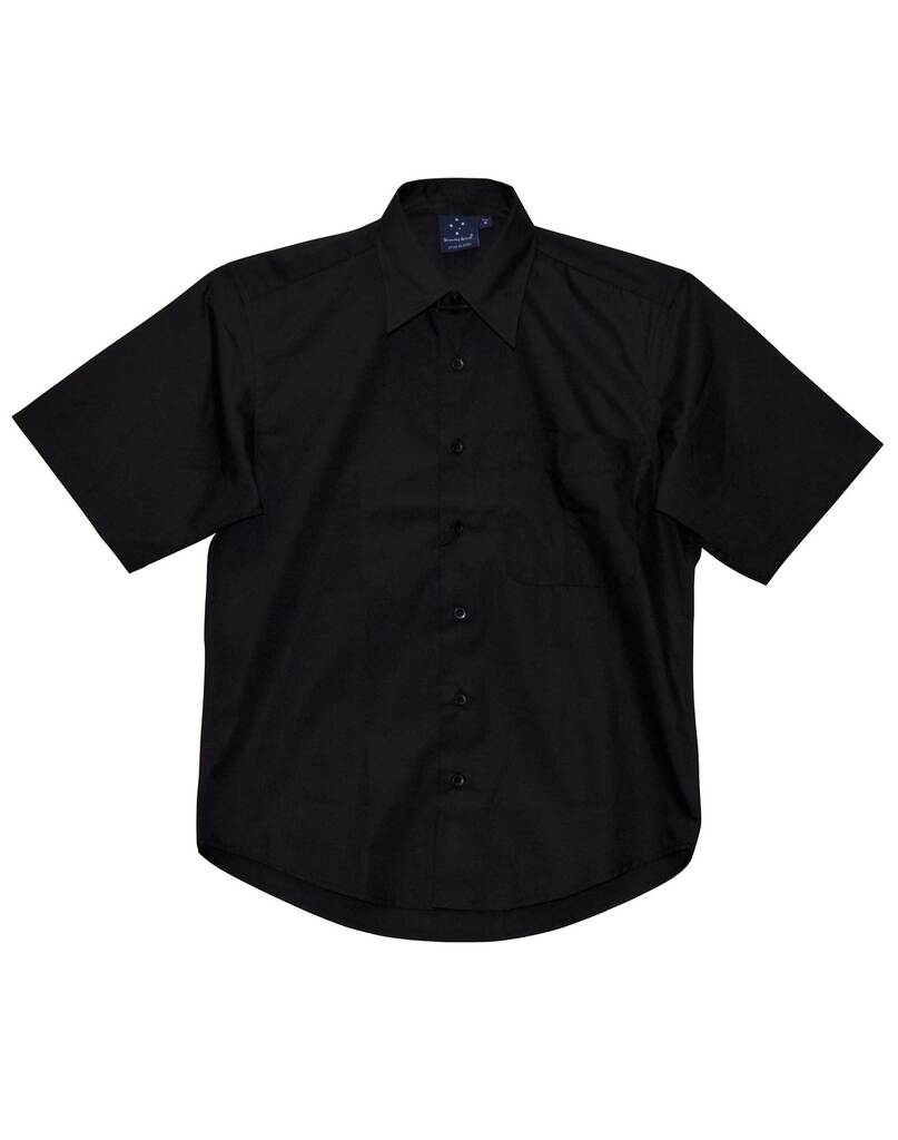 Mens S/S Teflon Business Shirt