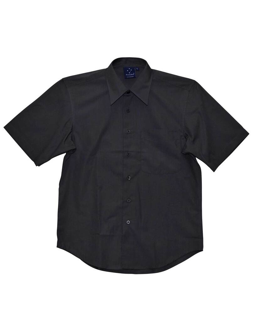 Mens S/S Teflon Business Shirt