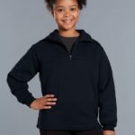 Kid’s 1/2 Zip Collar Fleecy Sweat