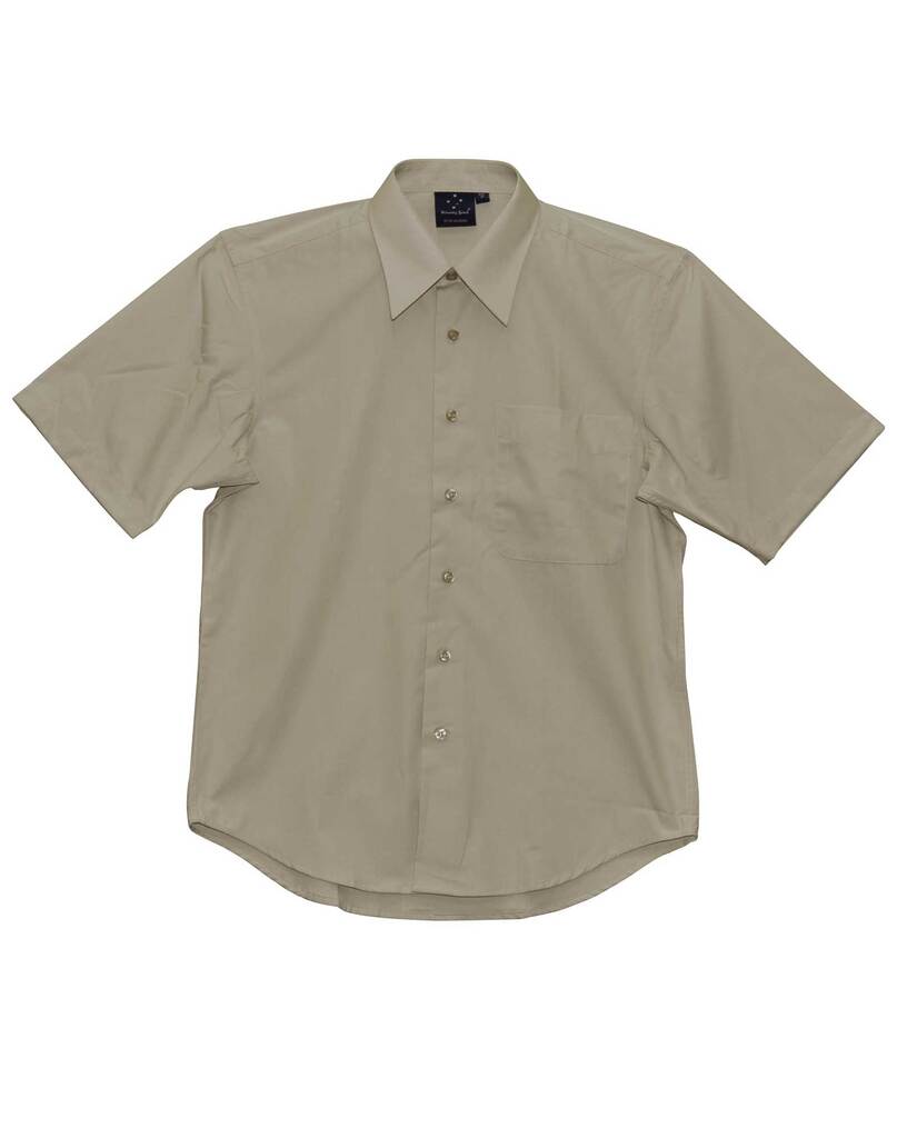 Mens S/S Teflon Business Shirt