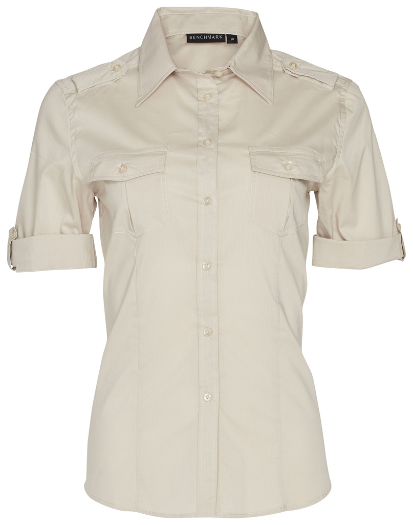 Women’s Short Sleeve Military Shirt