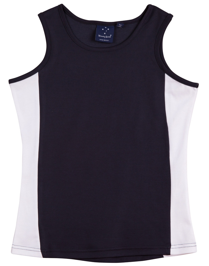 Ladies Truedry Contrast Singlet