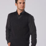 Men’s 100% Merino Wool V Neck Vest