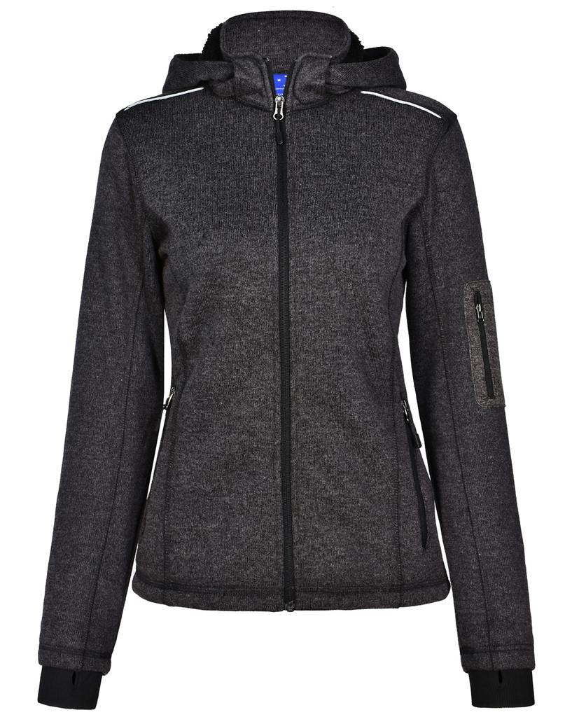 Ladies’ Heather Bonded Fleece Jacket