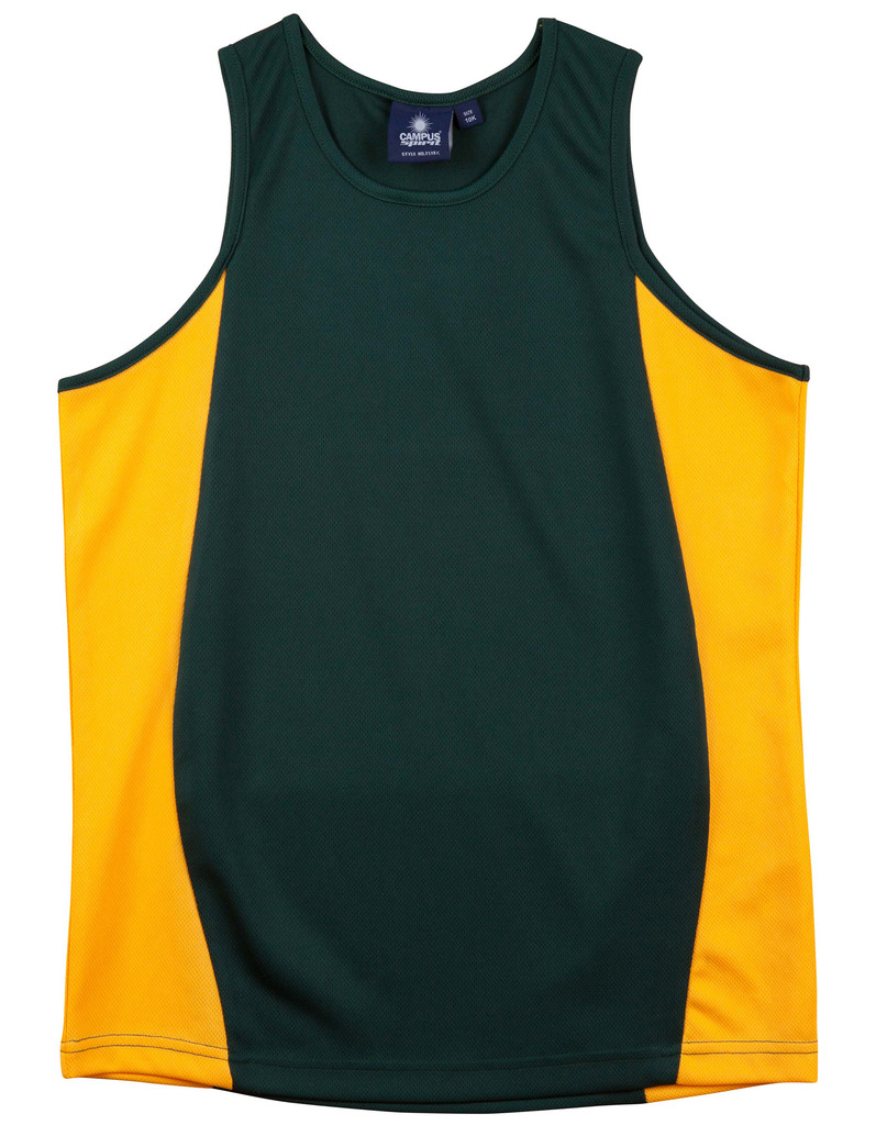 Kid’s Truedry Contrast Mesh Singlet