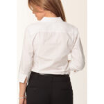 Women’s Mini Herringbone 3/4 Sleeve Shirt