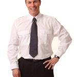 Unisex Epaulette Shirt,Long Sleeve.