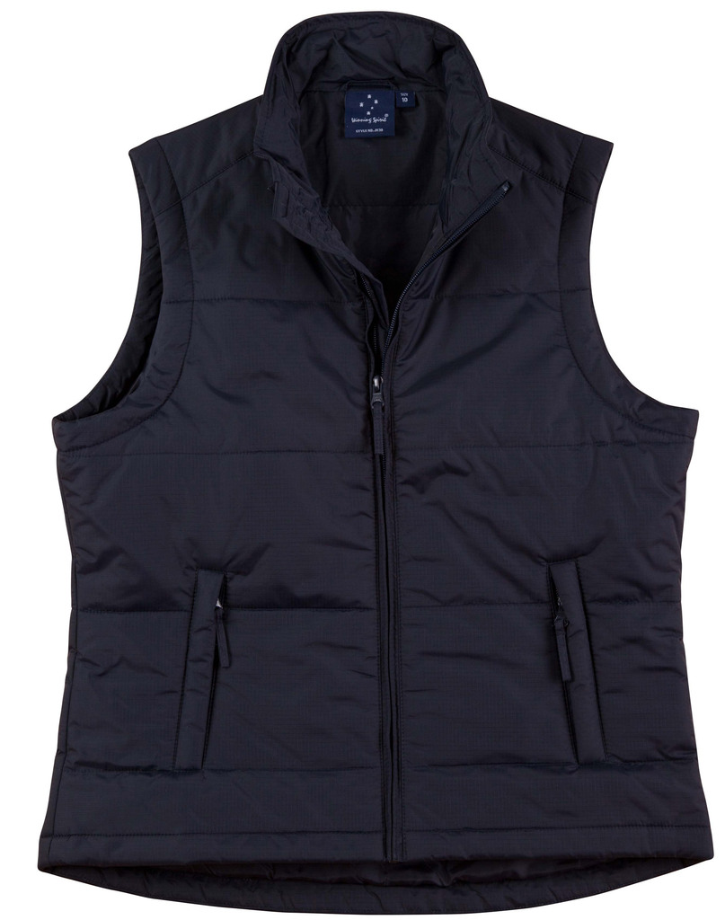 Ladies’ Nylon Rip-Stop Padded Vest