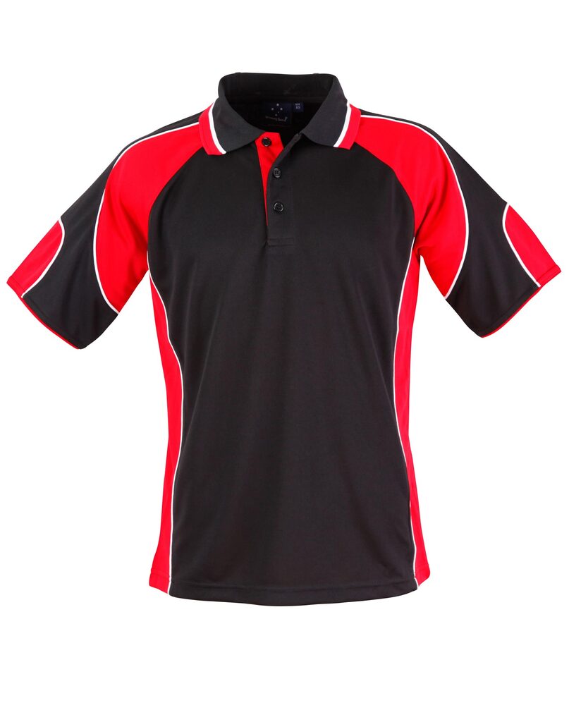 Men’s Cooldry Contrast Polo With Sleeve Panel