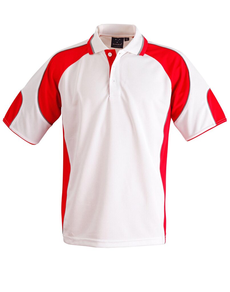 Men’s Cooldry Contrast Polo With Sleeve Panel