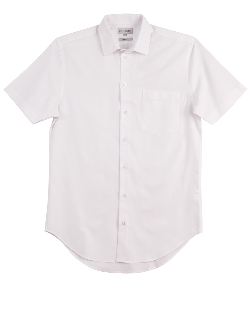 Mens Cvc Oxford S/S Shirt