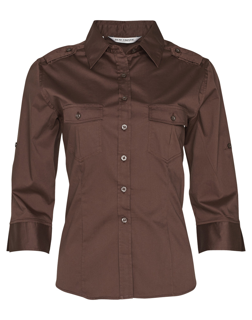 Women’s 3/4 Sleeve Military Shirt