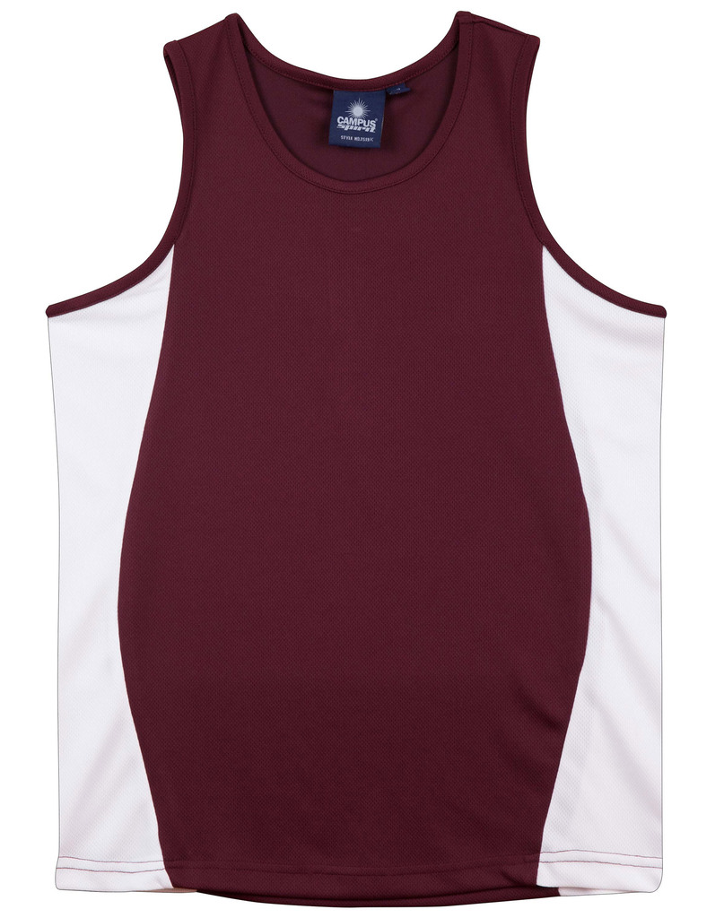 Kid’s Truedry Contrast Mesh Singlet