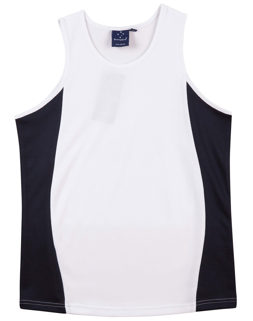 Men’s Cooldry Contrast Mesh Singlet