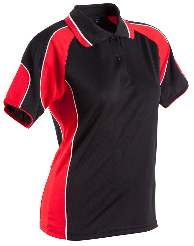 Ladies’ Cooldry Contrast Polo With Sleeve Panel