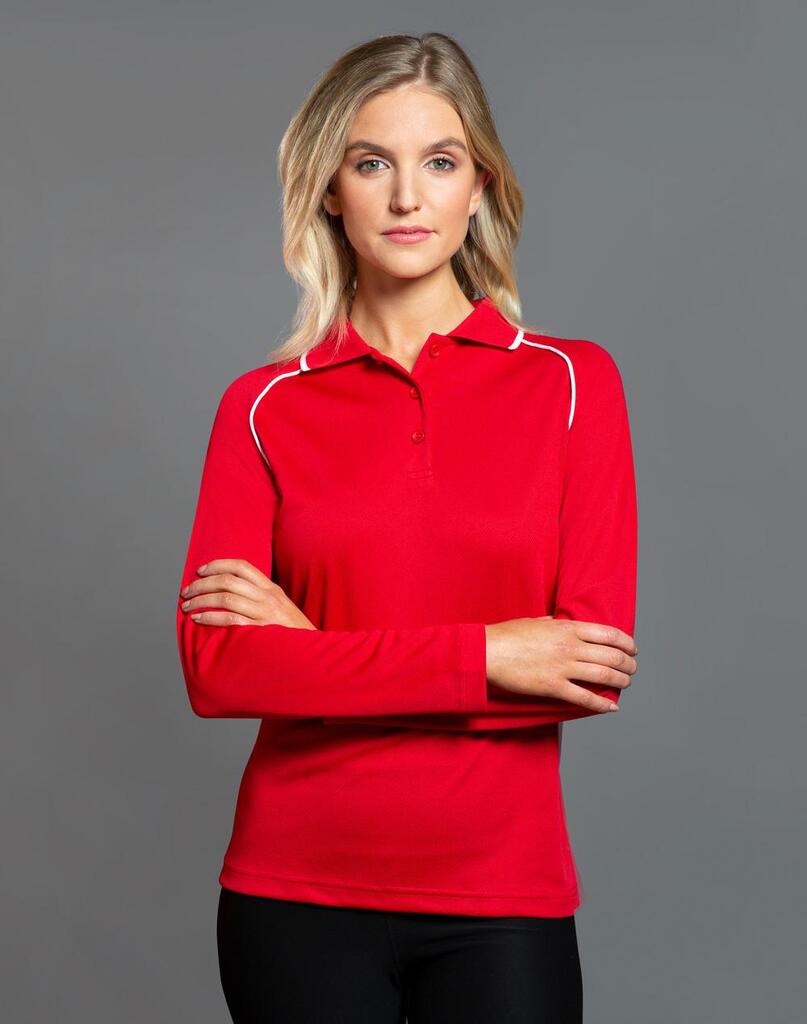 Ladies’ Cooldry Raglan L/S Polo