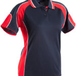 Ladies’ Cooldry Contrast Polo With Sleeve Panel
