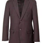 Men’s Two Buttons Jacket In Wool Stretch