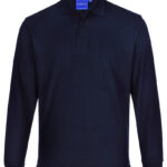 Adults’ 240gsm Poly/Cotton Pique L/S Polo