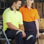 Unisex Hi-Vis Bamboo Charcoal S/S Polo