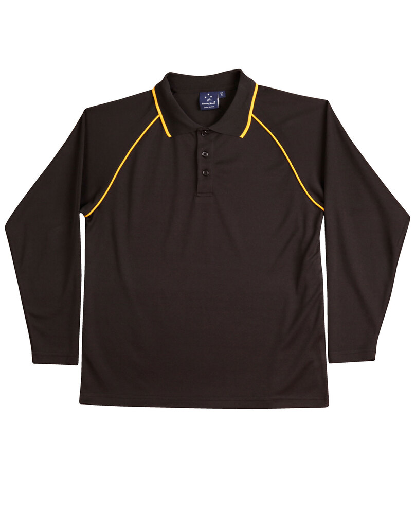 Men’s Cooldry Raglan L/S Polo