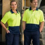 Hi-Vis Cooldry Safety Polo S/S