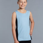 Kid’s Truedry Contrast Mesh Singlet