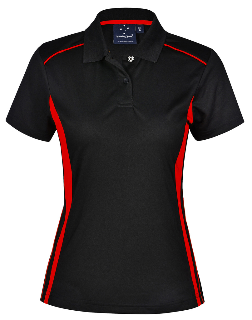 Ladies’ Cooldry S/S Contrast Interlock Polo