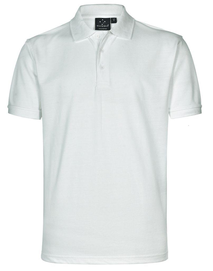 Mens Tight Pique Knit S/S Polo