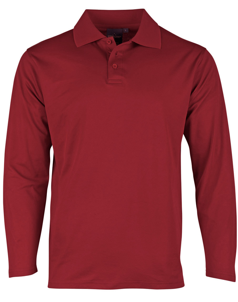 Men’s Cotton Back Truedry L/S Polo