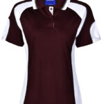Ladies’ Cooldry Contrast Polo With Sleeve Panel