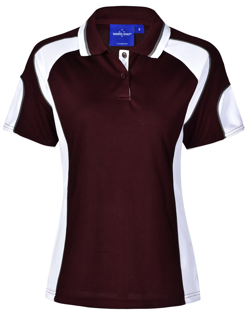 Ladies’ Cooldry Contrast Polo With Sleeve Panel