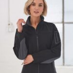 Ladies Contrast Softshell Jacket