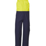 Hi-His Two Tone Men’s Cotton Drill Action Back Overall-Regular