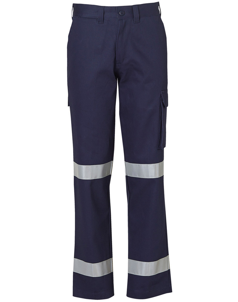 Ladies Heavy Cotton Pre-shrunk Drill Work Pants with 3M Tapes