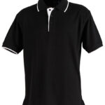 Mens S/L Pique Polo Contrast