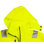 Hi-Vis Softshell Hooded Jacket With 3m Tape