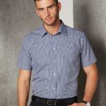 Men’s Two Tone Check S/S Shirt