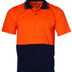Hi-Vis Cooldry Safety Polo S/S
