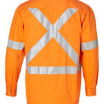 Men’s Hi-Vis L/S Drill Shirt With 3m Tapes