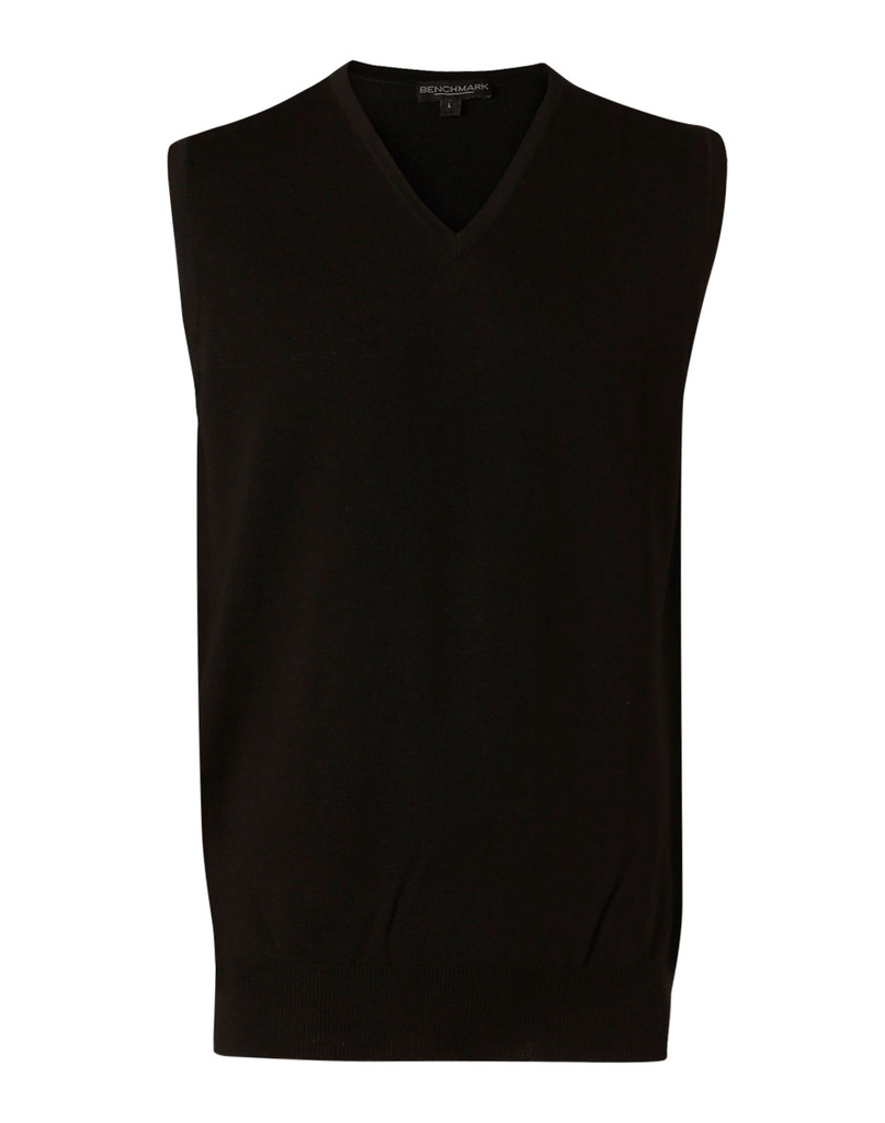 Men’s 100% Merino Wool V Neck Vest